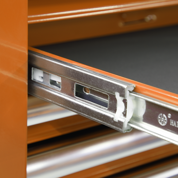 Sealey AP26479TO 7 Drawer Rollcab with Ball-Bearing Slides - Orange