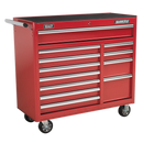 Sealey AP41120 12 Drawer Rollcab with Ball-Bearing Slides - Red