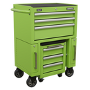 Sealey AP556CSHVKIT 4pce Rollcab & Utility Seat Kit with Creeper