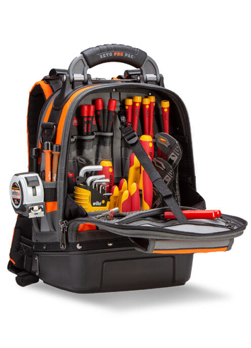 AX3614 Veto Pro Pac TECH PAC MC Hi-Viz Orange Tool Bag Backpack / Rucksack (Copy)