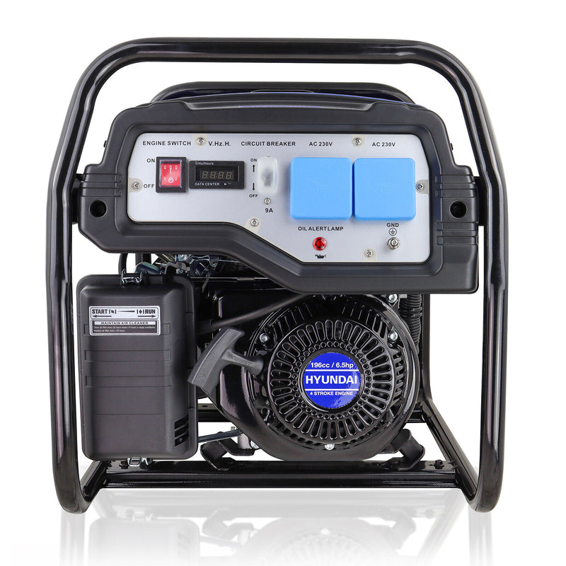 Hyundai HY2800L-2 Petrol Generator 2200W Recoil Start 2.2kW 2.8kVA Portable low noise