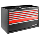 Facom JLS3-MBDPOWER JETLINE+ RED Wide 6 Drawer 6+ Mod Base Unit With Power Drawer