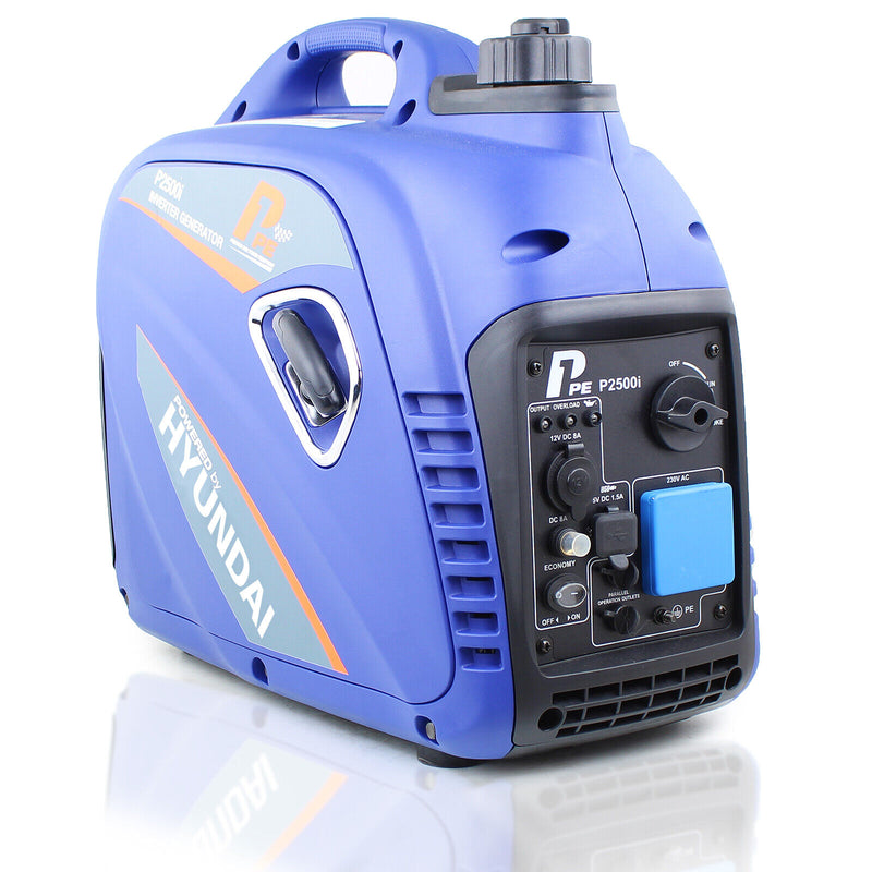 P1 2200W Portable Petrol Suitcase Inverter Generator (Powered by Hyundai) P2500i