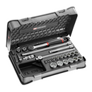 Facom J.430BSP 3/8"Dr 35pce Metric 8-22mm Bi-Hexagon (12-Point) Socket Set