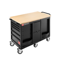 Facom ROLL.XXLHDWBS Wooden Top Mobile Workbench Tool Trolley - Black