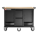 Facom ROLL.XXLHDWBS Wooden Top Mobile Workbench Tool Trolley - Black