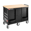 Facom ROLL.XXLHDWBS Wooden Top Mobile Workbench Tool Trolley - Black