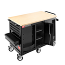 Facom ROLL.XXLHDWBS Wooden Top Mobile Workbench Tool Trolley - Black