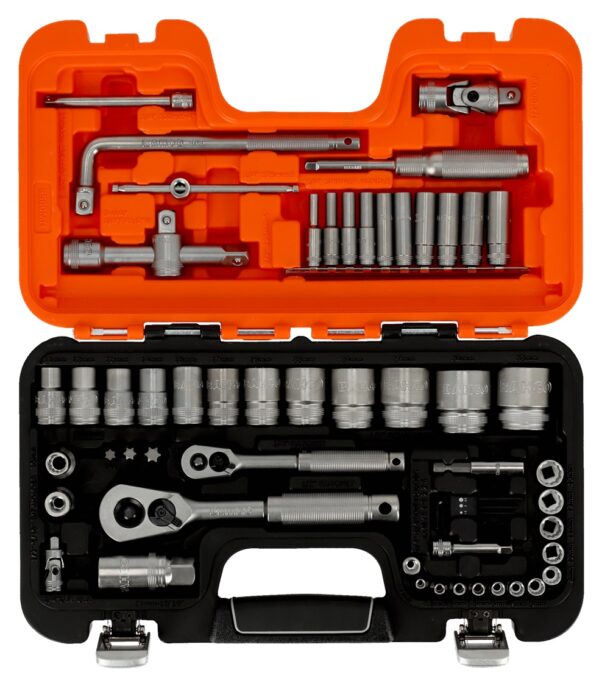 Bahco S560MH 56pce 1/4" & 1/2"Dr Socket Set