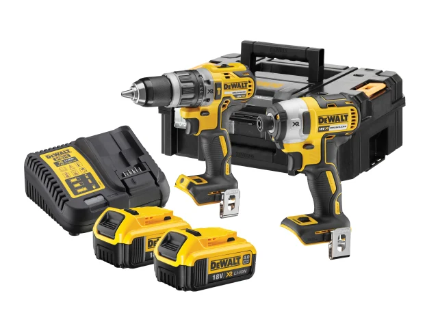 Dewalt DCK266M2T 18v Combi Drill and Impact Driver Kit C/W 2x 4.0Ah Li-Ion Batteries