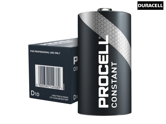 Duracell D Cell PROCELL® Alkaline Constant Power Industrial Batteries