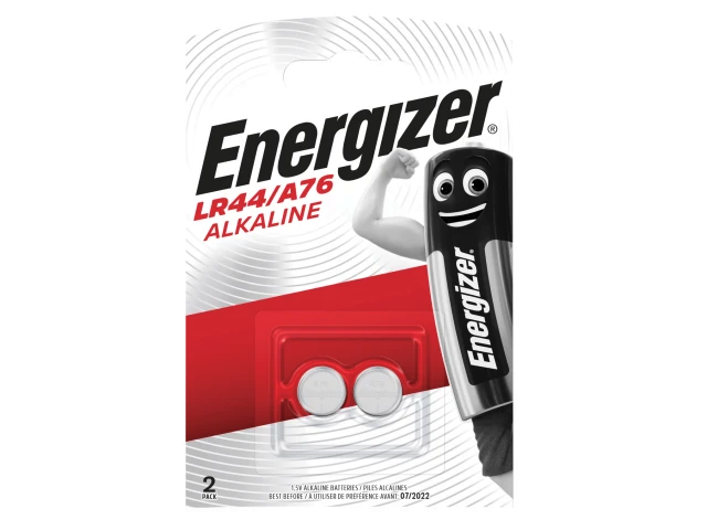 Energizer LR44 Button Cell Alkaline Battery (Pack 2)