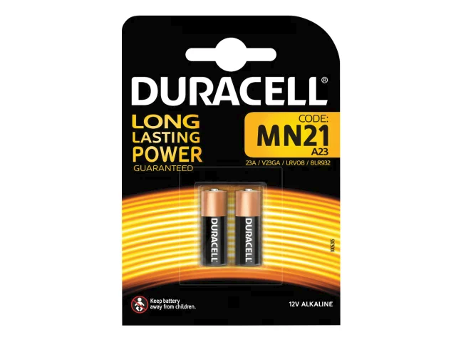 Duracell MN21 A23 LRV08 Battery (Pack 2)