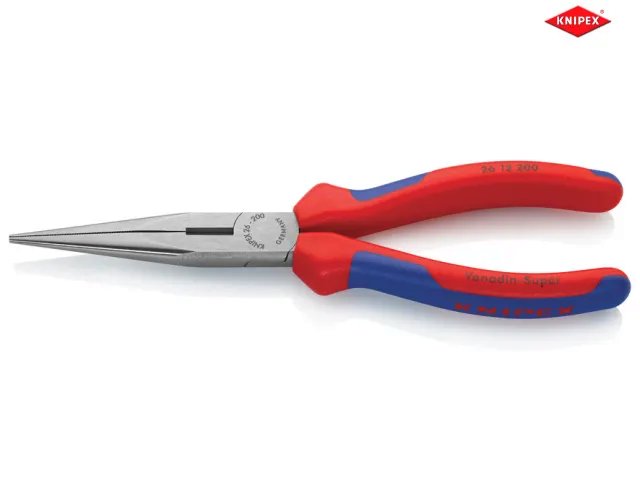 Knipex 26 12 200 200mm Snipe Nose Side Cutting Pliers (Stork Beak)