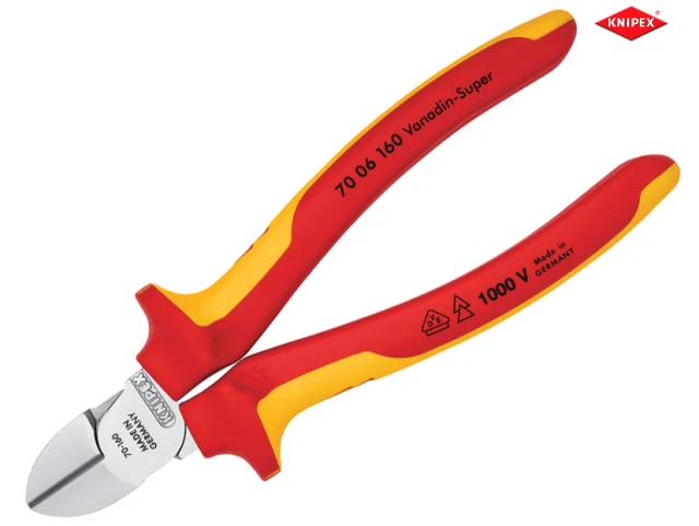 Knipex 70 06 160 160mm VDE Diagonal Cutter