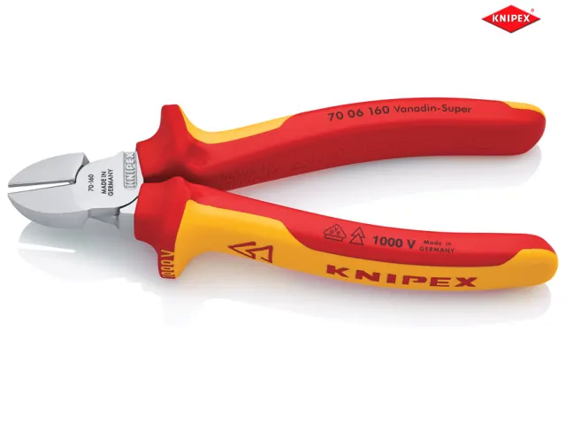 Knipex 70 06 160 160mm VDE Diagonal Cutter