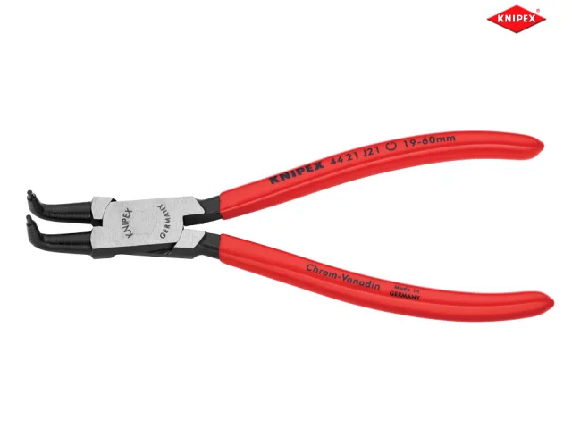 Knipex 44 21 J21 19-60mm Internal 90° Bent Tip Circlip Pliers