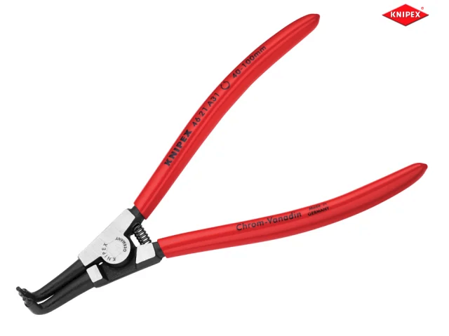 Knipex 46 21 A31 40-100mm External 90° Bent Tip Circlip Pliers