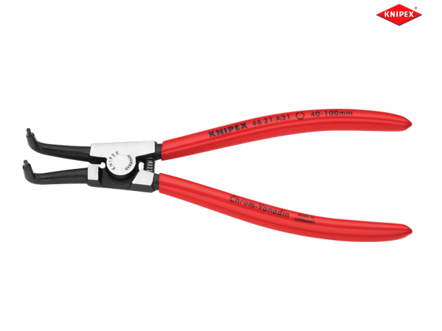 Knipex 46 21 A31 40-100mm External 90° Bent Tip Circlip Pliers