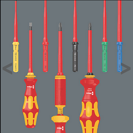 Wera 006611 17pce Kraftform Kompakt VDE 17 Universal 1 Tool finder