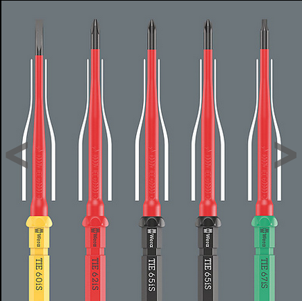 Wera 006611 17pce Kraftform Kompakt VDE 17 Universal 1 Tool finder