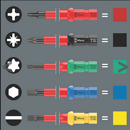 Wera 006611 17pce Kraftform Kompakt VDE 17 Universal 1 Tool finder