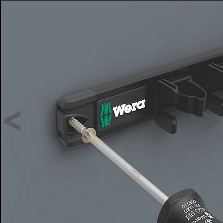 Wera 051012 9pce 9650 Magnetic Rail Kraftform Screwdriver Set