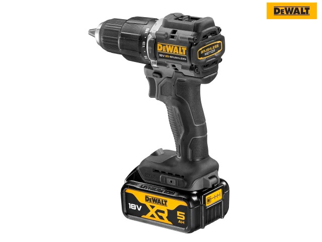 Dewalt DCD100P2T Black 18v 100 Year XR Brushless Compact Combi Hammer Drill