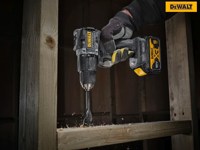 Dewalt DCD100P2T Black 18v 100 Year XR Brushless Compact Combi Hammer Drill