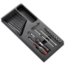 Facom MOD.R161-1U 1/4″Dr 36pce Imperial(AF) 3/16"-1/2" Hexagon (6-Point) Socket & Bit Set