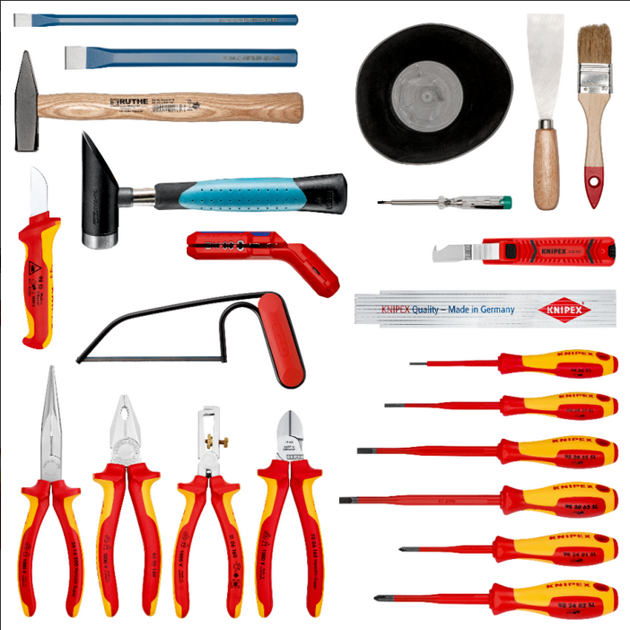 Knipex 00 21 02 EL 23pce "Classic" Electric Tool Set C/W Tool Bag