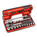 Facom S.161DBOX1 1/2"Dr 21pce Metric 8-32mm Hexagon (6-Point) Socket Set