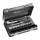 Facom S.151-1P12 1/2"Dr 15pce Metric 10-24mm Bi-Hexagon (12-Point) Socket Set