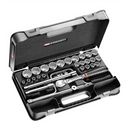 Facom SL.161-5P12 1/2"Dr 30pce Metric 8-34mm Bi-Hexagon (12-Point) Socket Set