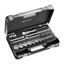 Facom SL.161-2P12U 1/2"Dr 22pce Imperial(AF) 3/8"-1.1/4"AF Bi-Hexagon (12-Point) Socket Set