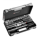 Facom SL.161-3P6U 1/2"Dr 25pce Imperial(AF) 3/8"-1.1/4"AF Hexagon (6-Point) Socket Set