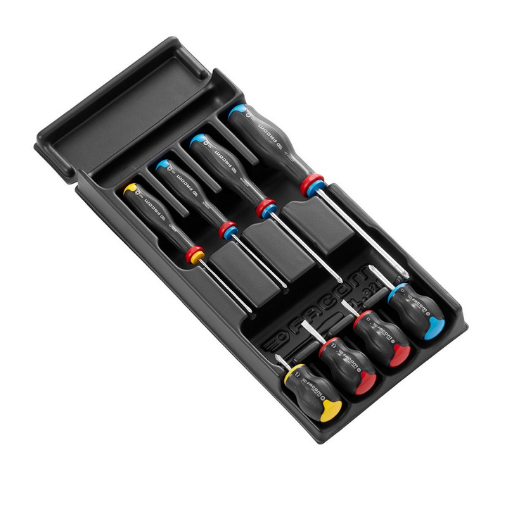 Facom MOD.AT3 8pce Protwist Phillips, Pozi & Slotted Screwdriver Set