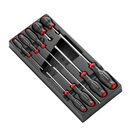Facom MOD.AT4 9pce Protwist Slotted Screwdriver Set