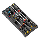 Facom MOD.AT5 10pce Protwist Phillips & Pozi Screwdriver Set