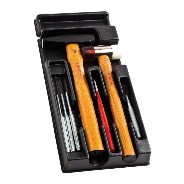 Facom MOD.MI3 7pce Hammer, Punch & Chisel Impact Set