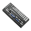 Expert By Facom E034853 62pce 1/4" & 3/8"Dr Socket Set