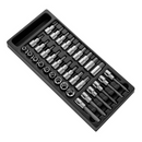 Expert By Facom E032922 33pce 1/2"Dr Hex & Torx Bit Socket