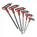 Facom 84TZSA.PB 6pce 3-8mm T-Handle Ball Ended Hex Key Set