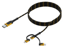 Dewalt DWT1311356 Reinforced Braided 3-in-1 Combo Cable 1.8m (6ft)