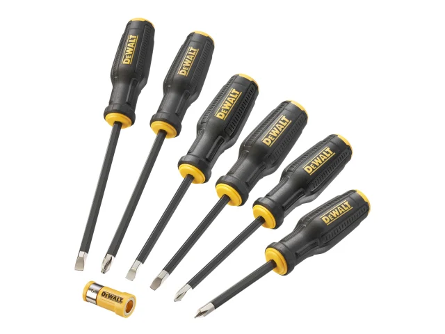 Dewalt DHT062056 6pce Full Fit Slotted & Phillips Screwdriver Set