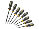 Dewalt DHT065102 MAX FIT® 8pce Full Fit Slotted, Phillips & Pozi Screwdriver Set