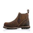 Buckbootz B1555 Waxed Brown Crazy Horse Buckflex Safety Dealer Boot