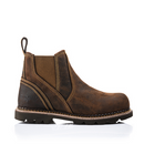 Buckbootz B1555 Waxed Brown Crazy Horse Buckflex Safety Dealer Boot