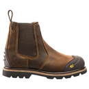 Buckbootz B1990 Dark Brown Crazy Horse Buckflex Safety Dealer Boot