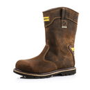 Buckbootz B701 Brown Crazy Horse Leather Rigger Boot